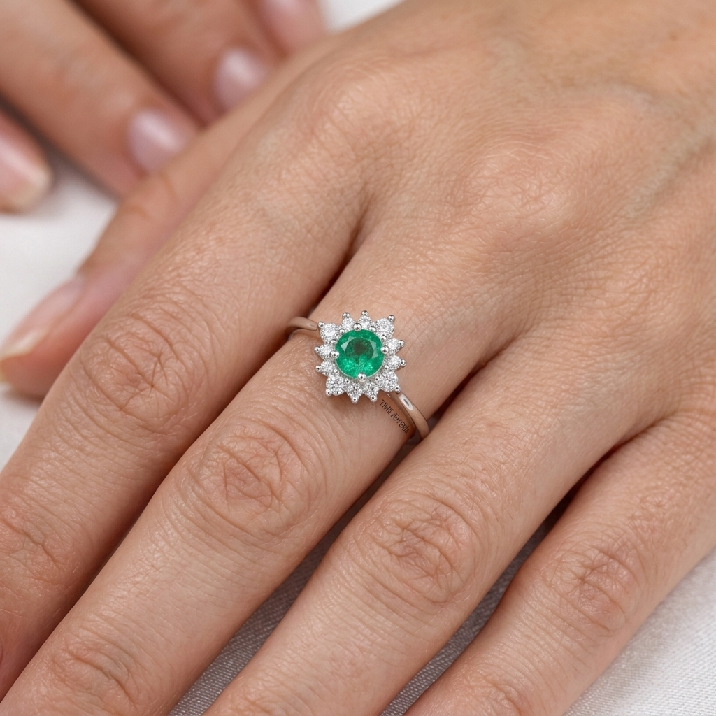 FLOR PUNTO VERDE