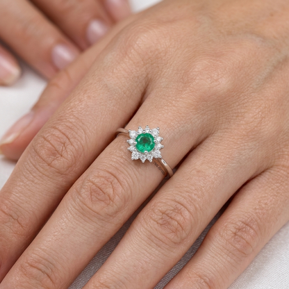 FLOR PUNTO VERDE