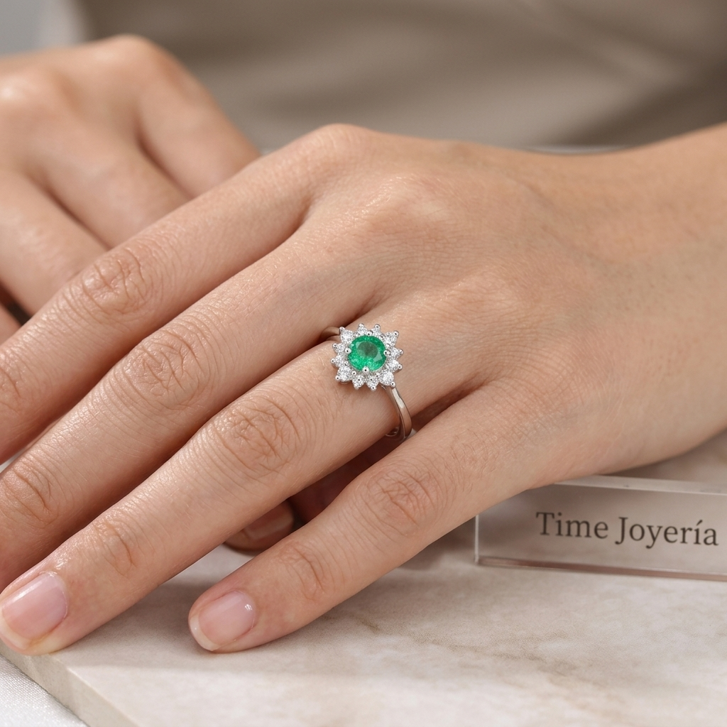 FLOR PUNTO VERDE
